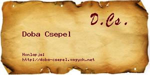 Doba Csepel névjegykártya